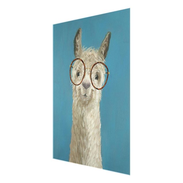 Stampe Lama con occhiali I