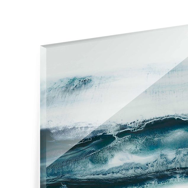 Quadro in vetro - Ocean Corrente I - Panoramico