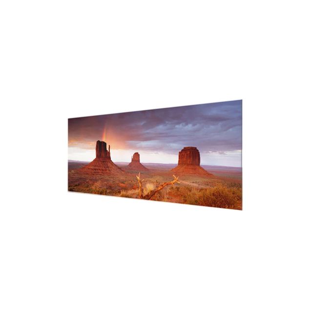 Quadri moderni per arredamento Monument Valley al tramonto