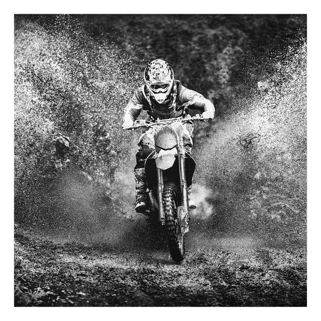 Stampe Motocross nel fango