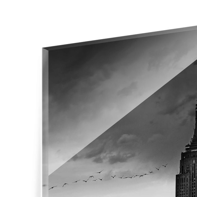 Magnettafel Glas New York vista Rockefeller