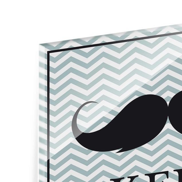 Quadro in vetro - No.26 Keep Calm and Grow a Moustache - Verticale 2:3