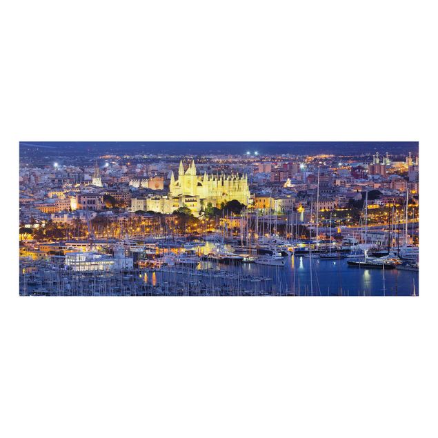 Stampe Palma di Maiorca e il suo porto