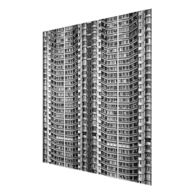 Quadro in vetro - Skyscraper - Quadrato 1:1