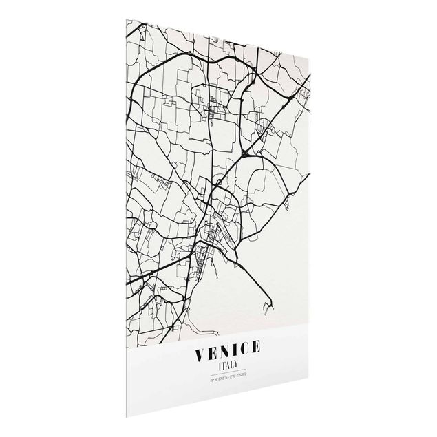 Quadri stampe Mappa di Venezia - Classica
