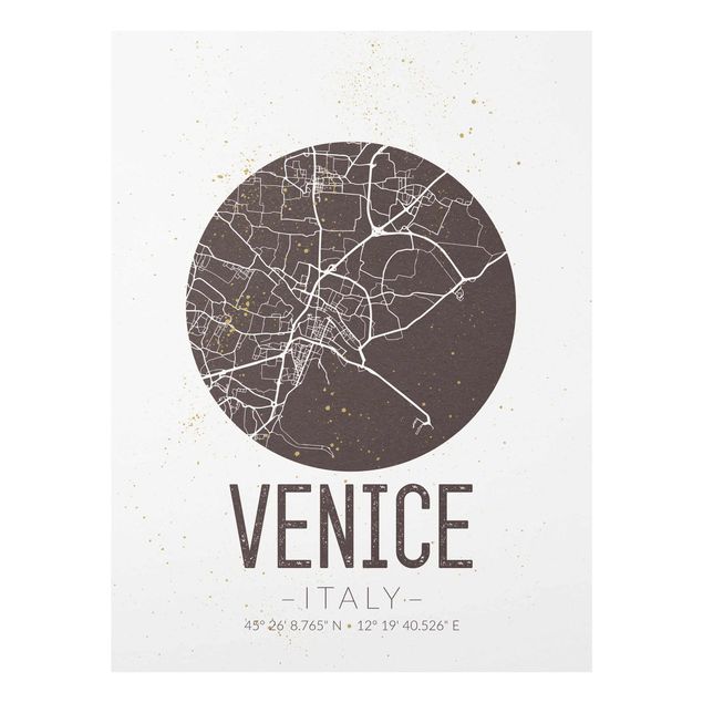 Stampe Mappa di Venezia - Retrò