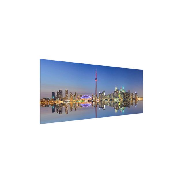 Quadri Rainer Mirau Toronto City Skyline di prima del lago Ontario