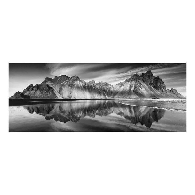 Quadri montagne Vesturhorn in Islanda
