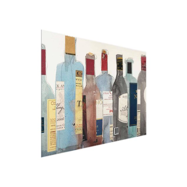 Magnettafel Glas Vino e alcolici II