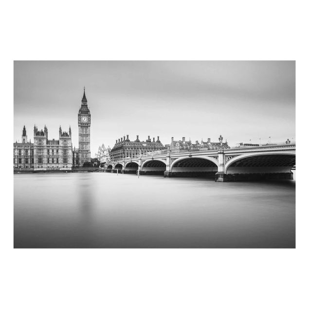 Quadri moderni per arredamento Il ponte di Westminster e il Big Ben