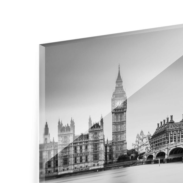 Glas Magnettafel Il ponte di Westminster e il Big Ben