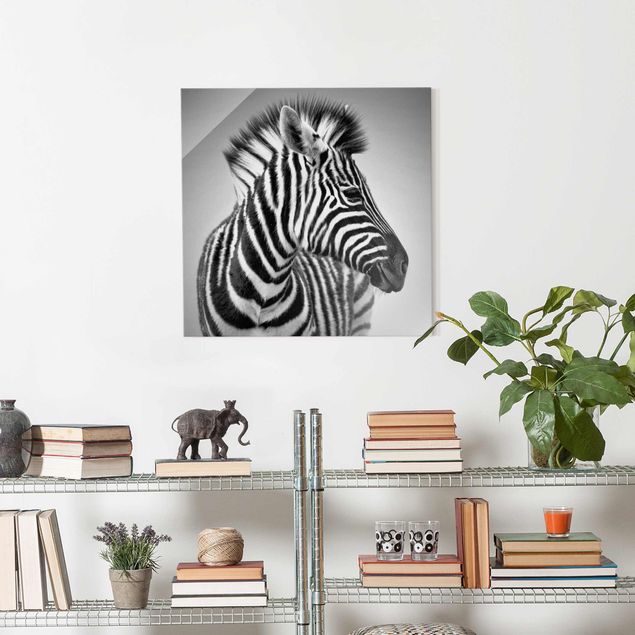 Quadri zebra Ritratto di piccola zebra II