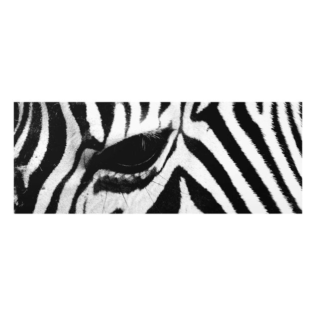 Quadri in vetro con animali Zebra Crossing