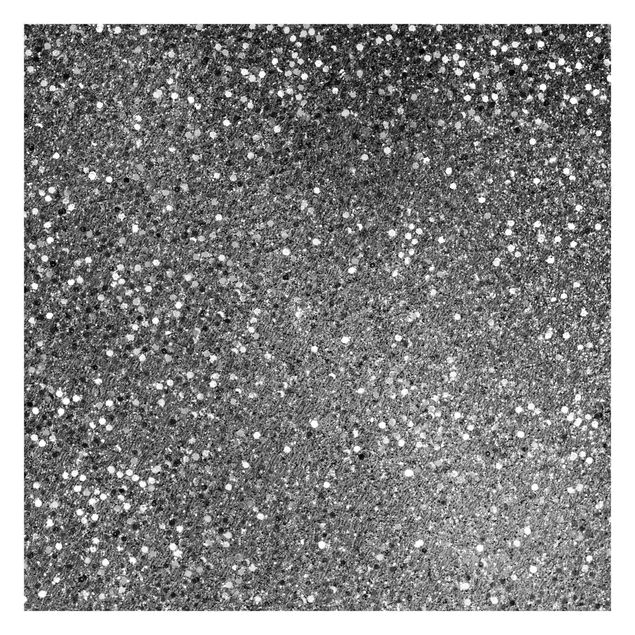 Carta da parati - Coriandoli glitterati in bianco e nero