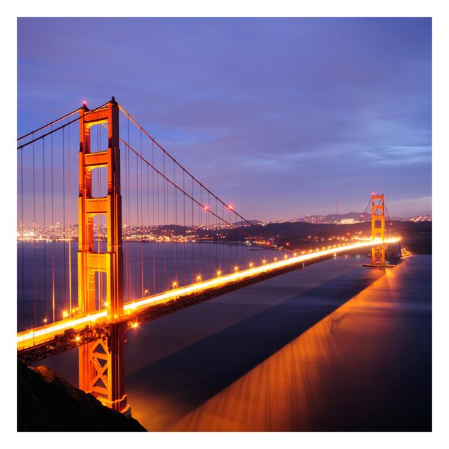 Fotomurale Ponte del Golden Gate di notte