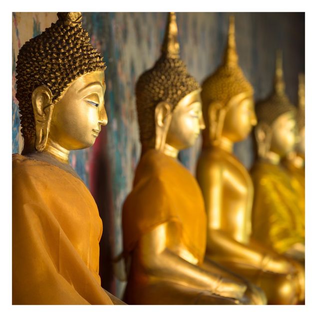 Carte da parati oro Statua del Buddha d'oro