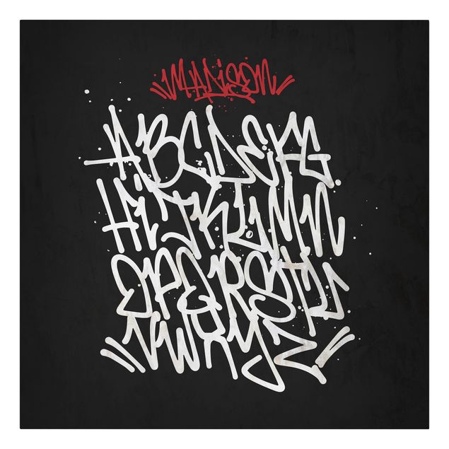 Quadri Graffiti Art Alphabet