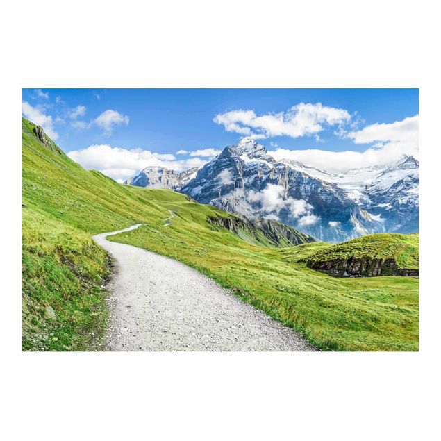 Carta da parati con paesaggi Panorama di Grindelwald