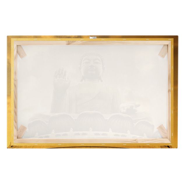 Stampa su tela - Big Buddha Sepia - Orizzontale 3:2