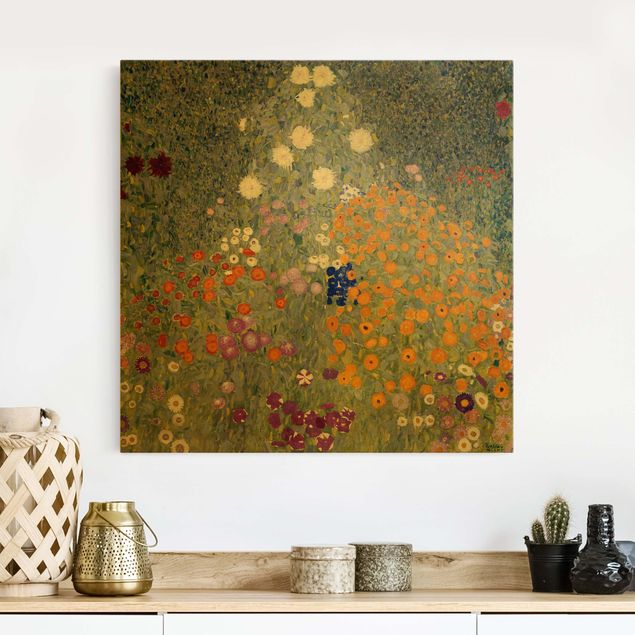 Riproduzioni quadri famosi Gustav Klimt - Giardino di casa