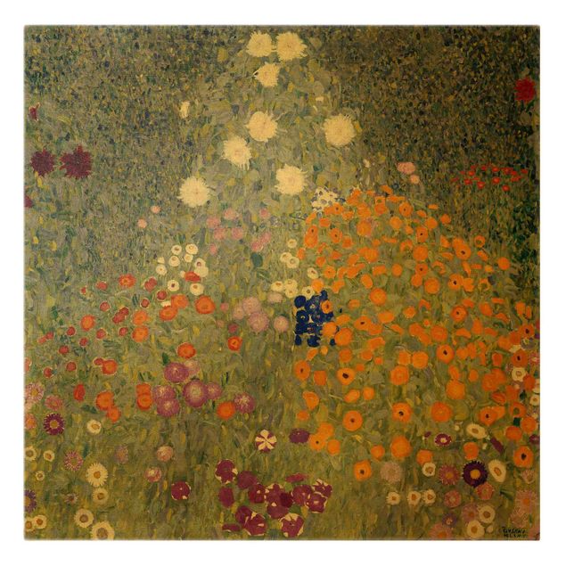 Quadri di fiori Gustav Klimt - Giardino di casa
