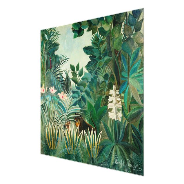 Quadri con fiori Henri Rousseau - La giungla equatoriale
