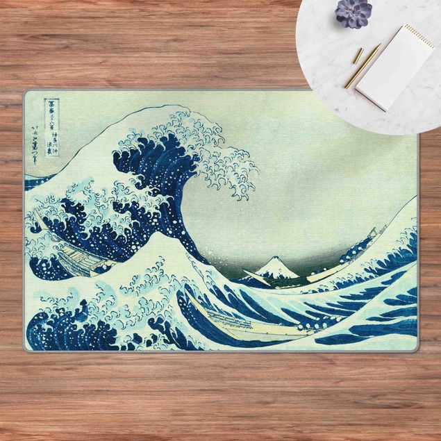 Tappeti moderni Katsushika Hokusai - La grande onda di Kanagawa