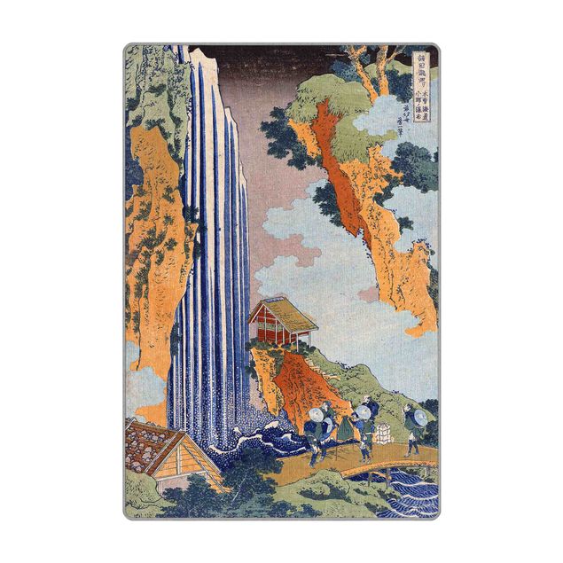 tappeto grande Katsushika Hokusai - Cascata di Ono