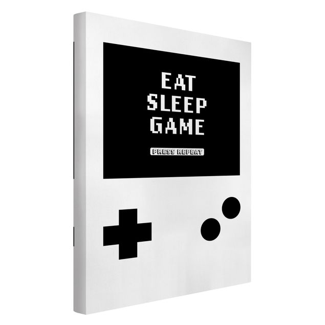 Stampe Console classica Eat Sleep Game Press Repeat