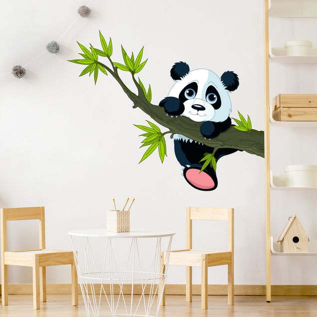 Autocolantes de parede pandas Panda arrampicatore