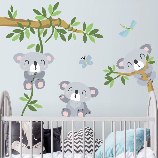 Adesivi murali con animali della foresta Set di Koala