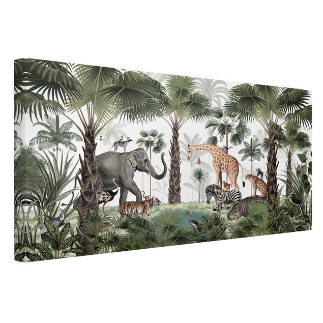 Elefante quadro Regno degli animali della giungla
