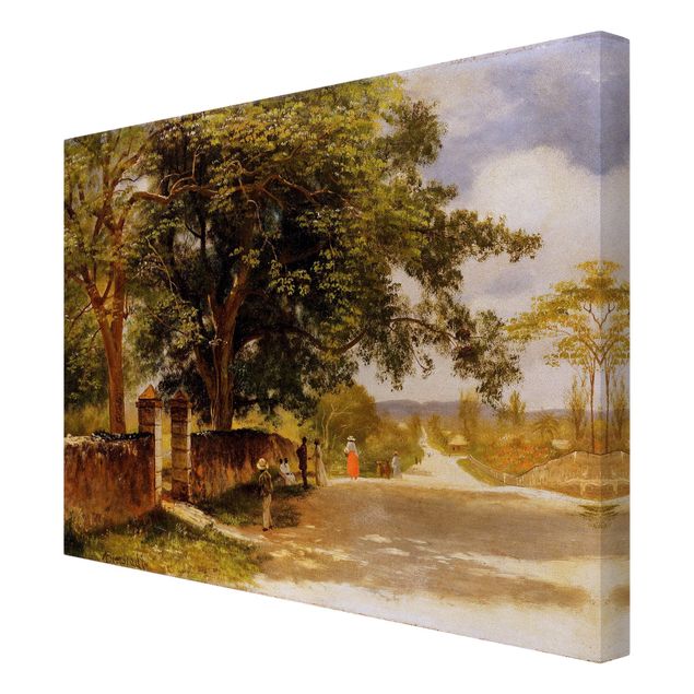 Riproduzioni su tela Albert Bierstadt - Strada di Nassau