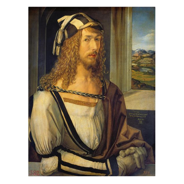 Quadro ritratto Albrecht Dürer - Autoritratto a 26 anni