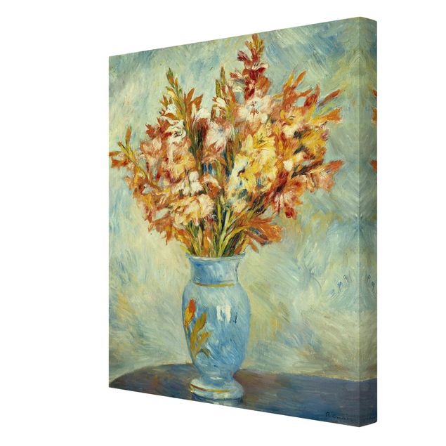 Riproduzione quadri famosi Auguste Renoir - Gladioli in un vaso blu