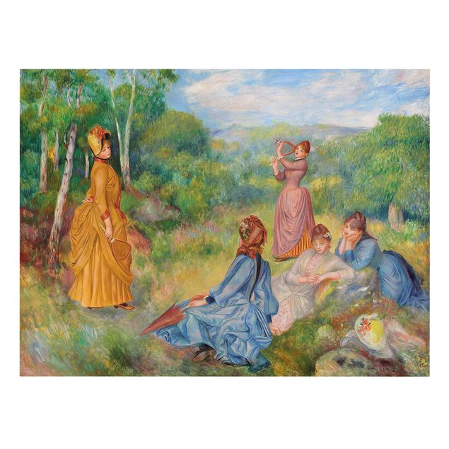 Quadri paesaggistici Auguste Renoir - Giovani donne che giocano a badminton
