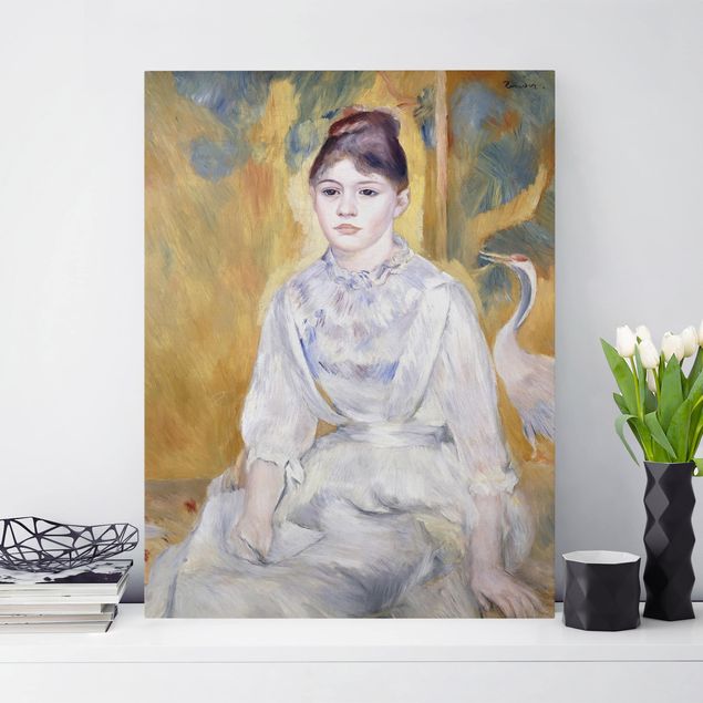 Impressionismo quadri Auguste Renoir - Giovane ragazza con cigno