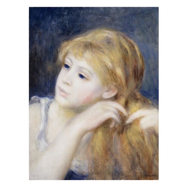 Riproduzioni quadri Auguste Renoir - Testa di giovane donna