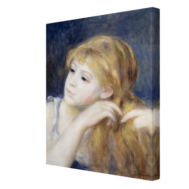 Ritratto quadro Auguste Renoir - Testa di giovane donna