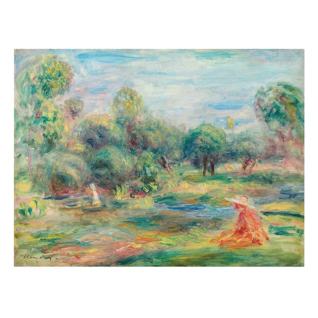 Quadro paesaggio Auguste Renoir - Paesaggio a Cagnes