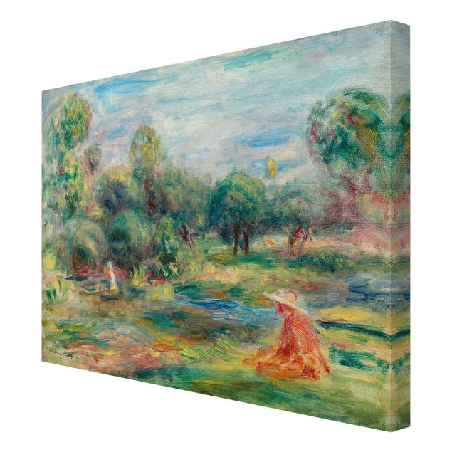 Quadro alberi Auguste Renoir - Paesaggio a Cagnes