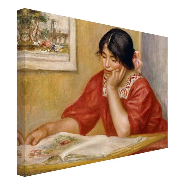 Quadri moderni per arredamento Auguste Renoir - Leontine che legge