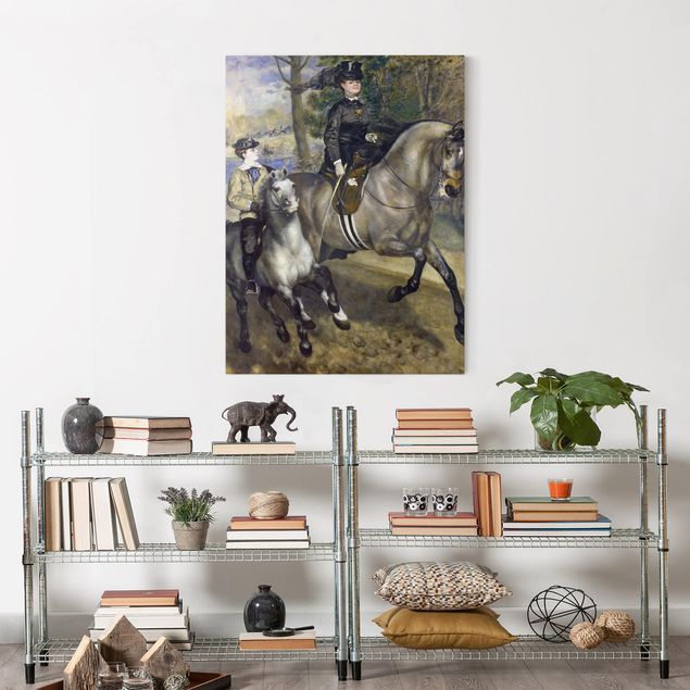 Quadri su tela con cavalli Auguste Renoir - Cavalcata nel Bois de Boulogne