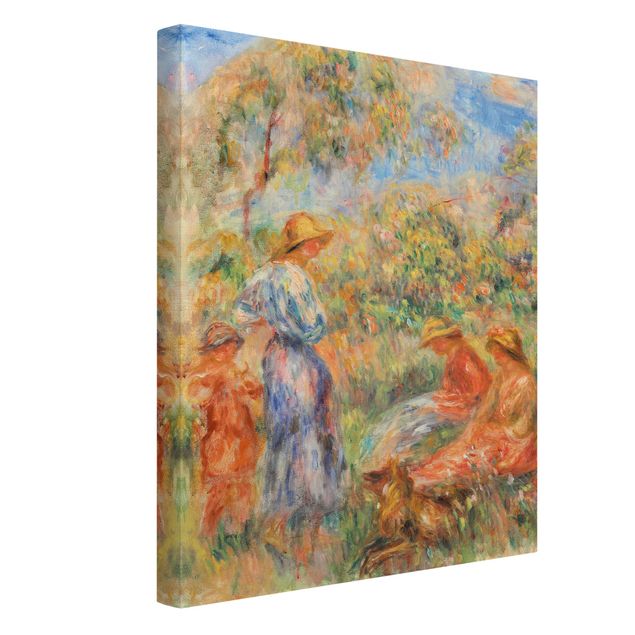 Correnti artistiche Auguste Renoir - Tre donne e un bambino in un paesaggio