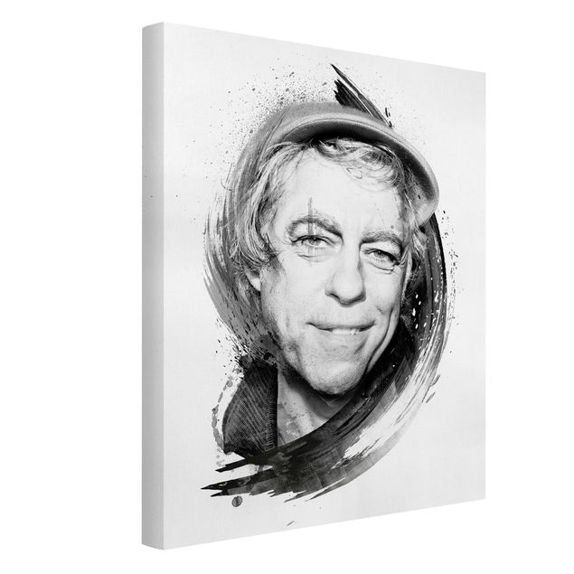 Quadri ritratto Bob Geldof - Strassenkoeter - Viva Con Agua