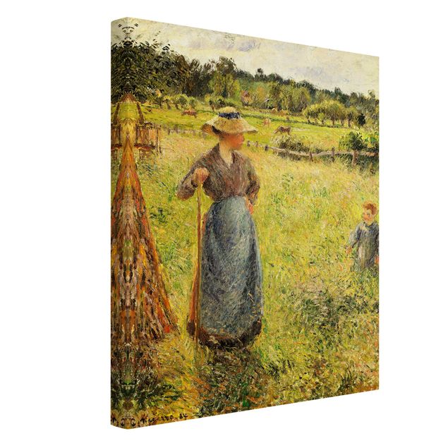 Quadri Romanticismo Camille Pissarro - Il fienaio