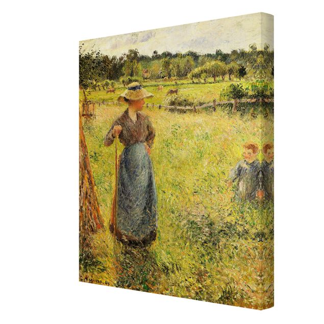 Quadro paesaggio Camille Pissarro - Il fienaio