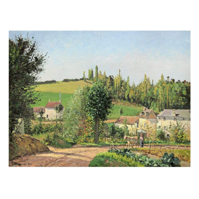 Stampe quadri famosi Camille Pissarro - Amleto sulle colline ondulate di Pontoise