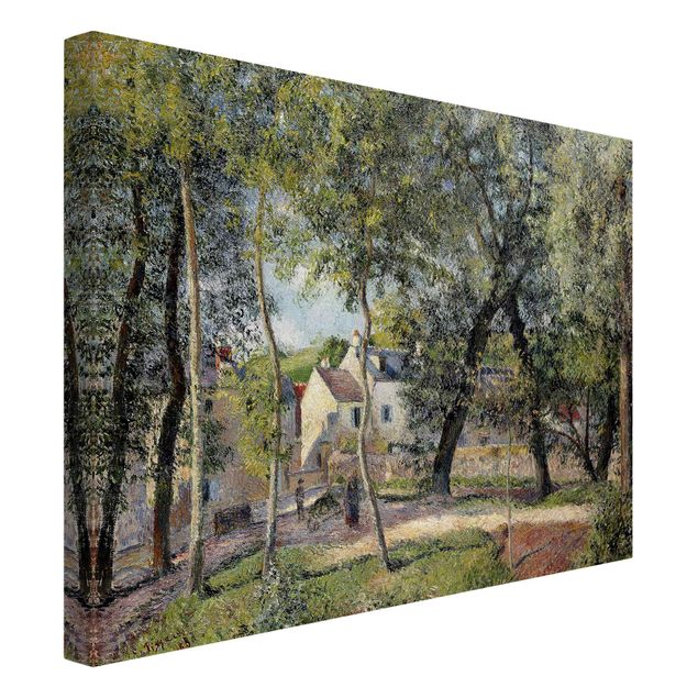 Quadro romanticismo Camille Pissarro - Paesaggio a Osny vicino all'irrigazione