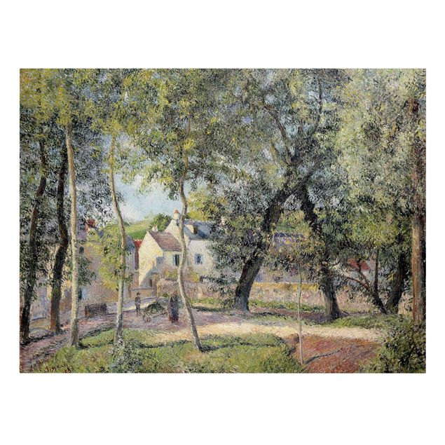 Stampe quadri famosi Camille Pissarro - Paesaggio a Osny vicino all'irrigazione